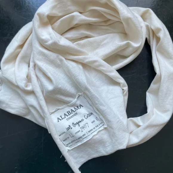 Alabama Chanin Organic Cotton Scarf - Picture 2 of 3